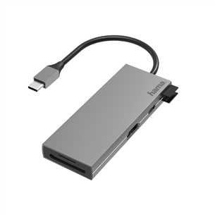 USB adapter  Hama USB-C multiport adapter (6 liidest)