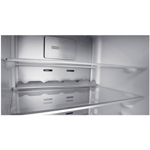 Whirlpool, 348 L, height 202 cm, inox - Refrigerator