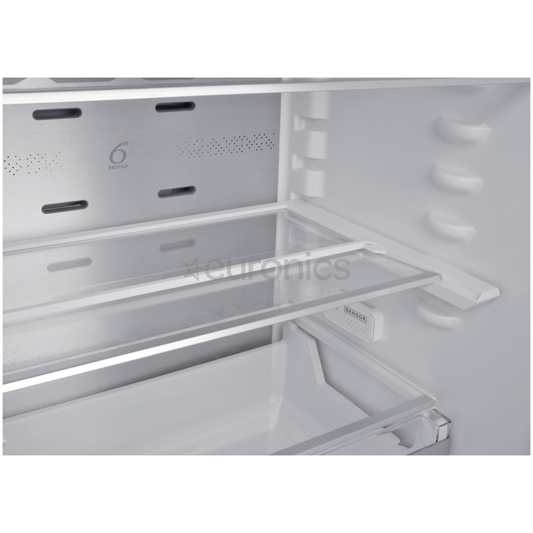 Whirlpool, 348 L, kõrgus 202 cm, roostevaba teras - Külmik