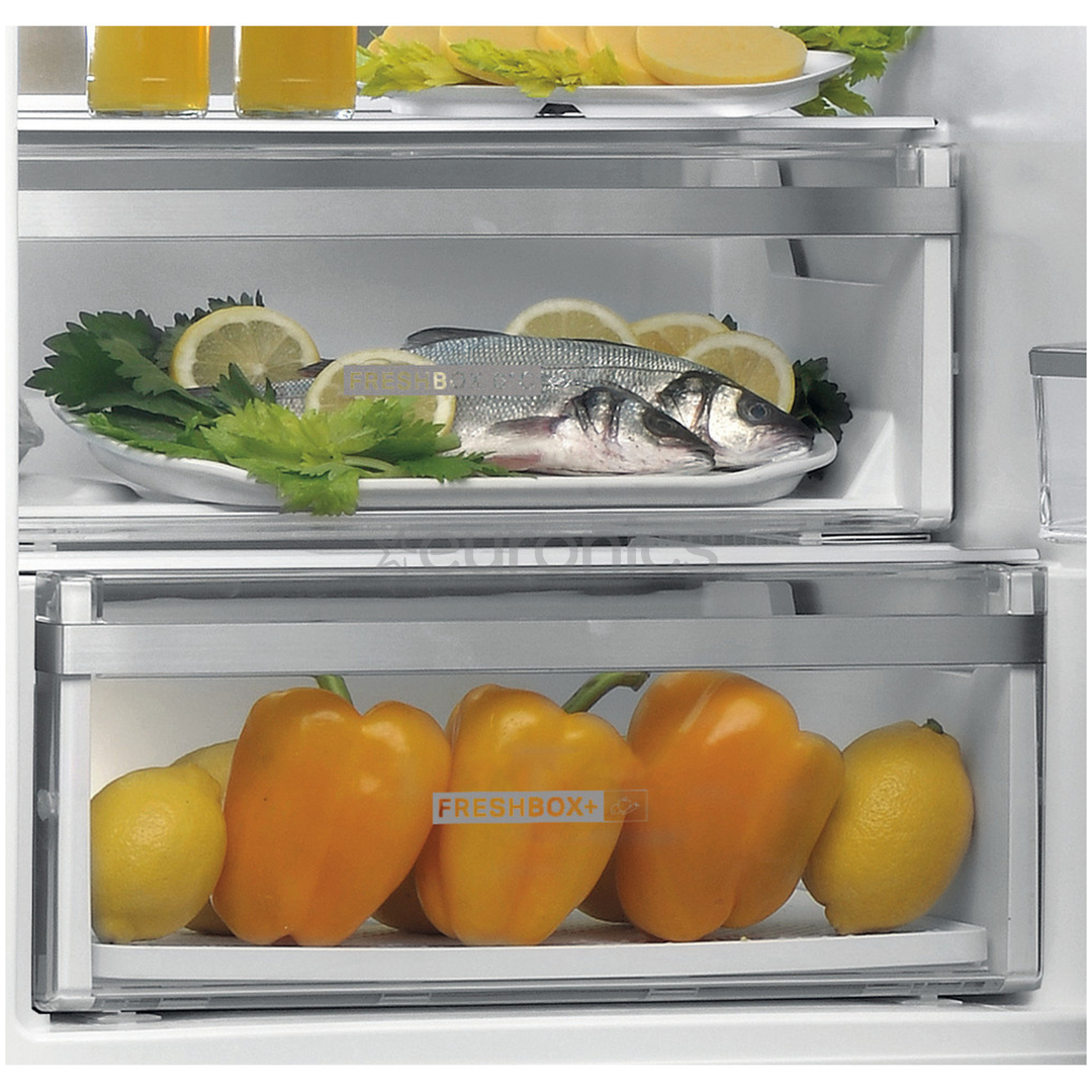 Whirlpool, 348 L, kõrgus 202 cm, roostevaba teras - Külmik