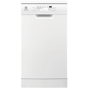 Electrolux, 10 комплектов посуды, ширина 44,6 см, белый - Посудомоечная машина ESM43200SW