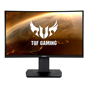 ASUS TUF GAMING VG24VQ, 24'', FHD, LED VA, 144 Hz, nõgus, must - Monitor