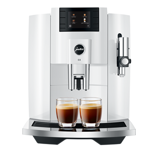 JURA E8 Piano White - Espressomasin