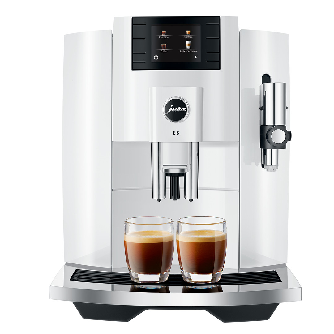 JURA E8 Piano White - Espressomasin