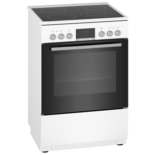 Bosch, 66 L, white - Freestanding Ceramic Cooker