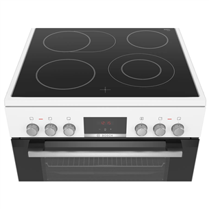 Bosch, 66 L, white - Freestanding Ceramic Cooker