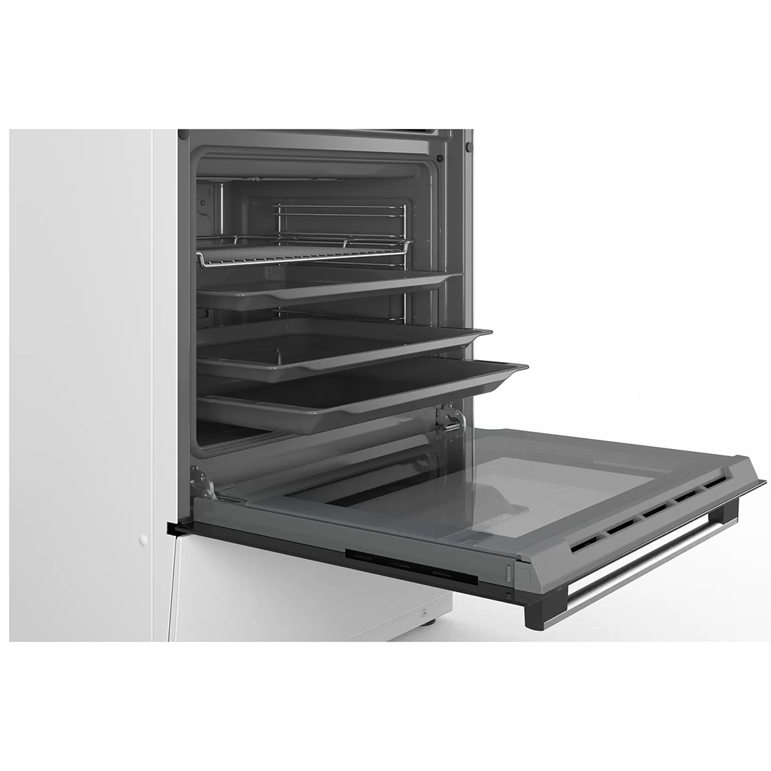 Bosch, 66 L, white - Freestanding Ceramic Cooker