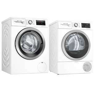 Washing machine + dryer Bosch (9 kg / 9 kg) WAU28PBHSN+WTU876BHS