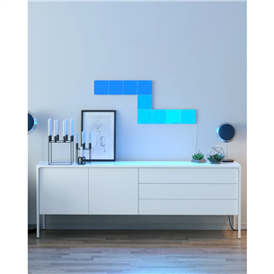 Nanoleaf Canvas, 9 paneeli, valge - Nutivalgusti stardikomplekt