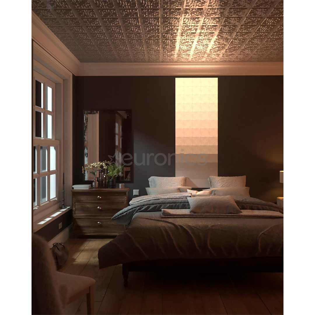 Nanoleaf Canvas, 9 paneeli, valge - Nutivalgusti stardikomplekt
