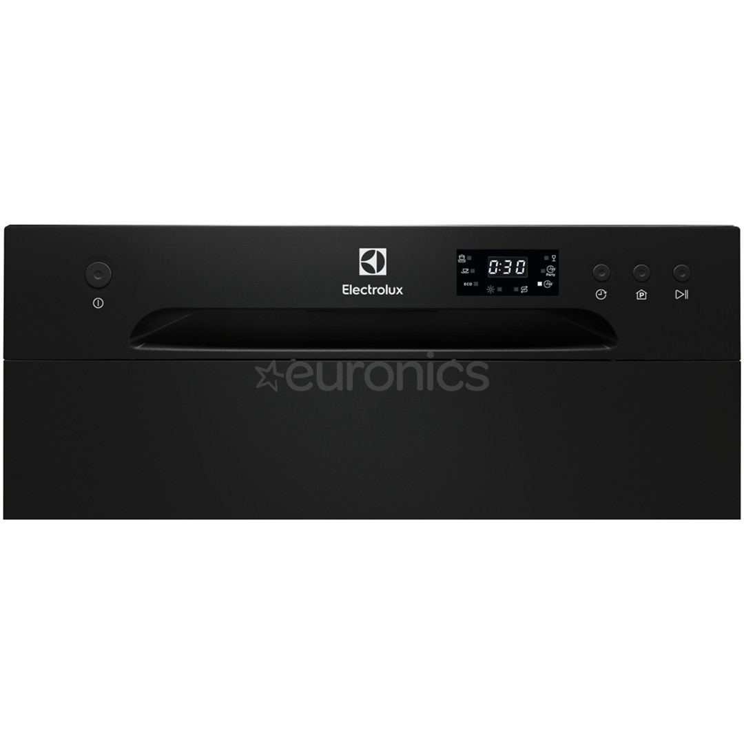 Electrolux, 6 nõudekomplekti, must - Lauapealne nõudepesumasin