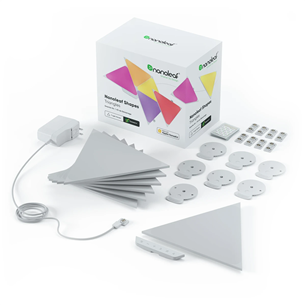 Nanoleaf Shapes Triangles, 15 panels, white - Smart Lights Starter Kit NL47-6002TW-15PK