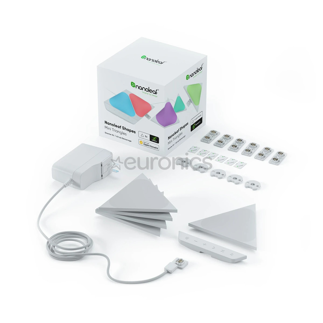Стартовый комплект умных светильников Nanoleaf Shapes Triangles mini (5 панелей)