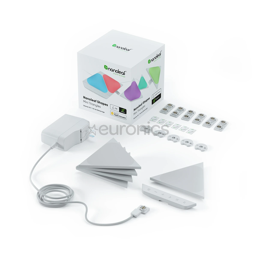 Стартовый комплект умных светильников Nanoleaf Shapes Triangles mini (5 панелей)