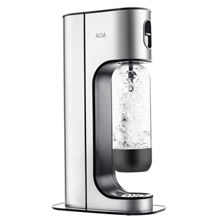 AGA Exclusive, silver - Soda maker