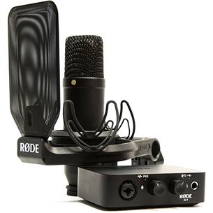 Microphonei komplekt Rode NT1A, USB, USB-C, XLR, black - Microphone