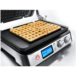 DeLonghi, 1800 W, black/inox - Multigrill + waffle plates