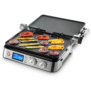 DeLonghi, 1800 W, black/inox - Multigrill + waffle plates