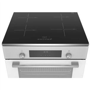 Bosch Serie 6, 66 л, белый - Отдельностоящая индукционная плита