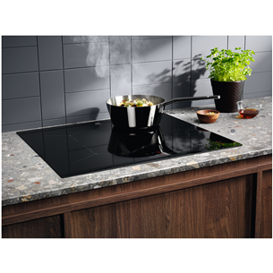 Electrolux 700 SenseFry, width 59 cm, frameless, black - Built-in Induction Hob