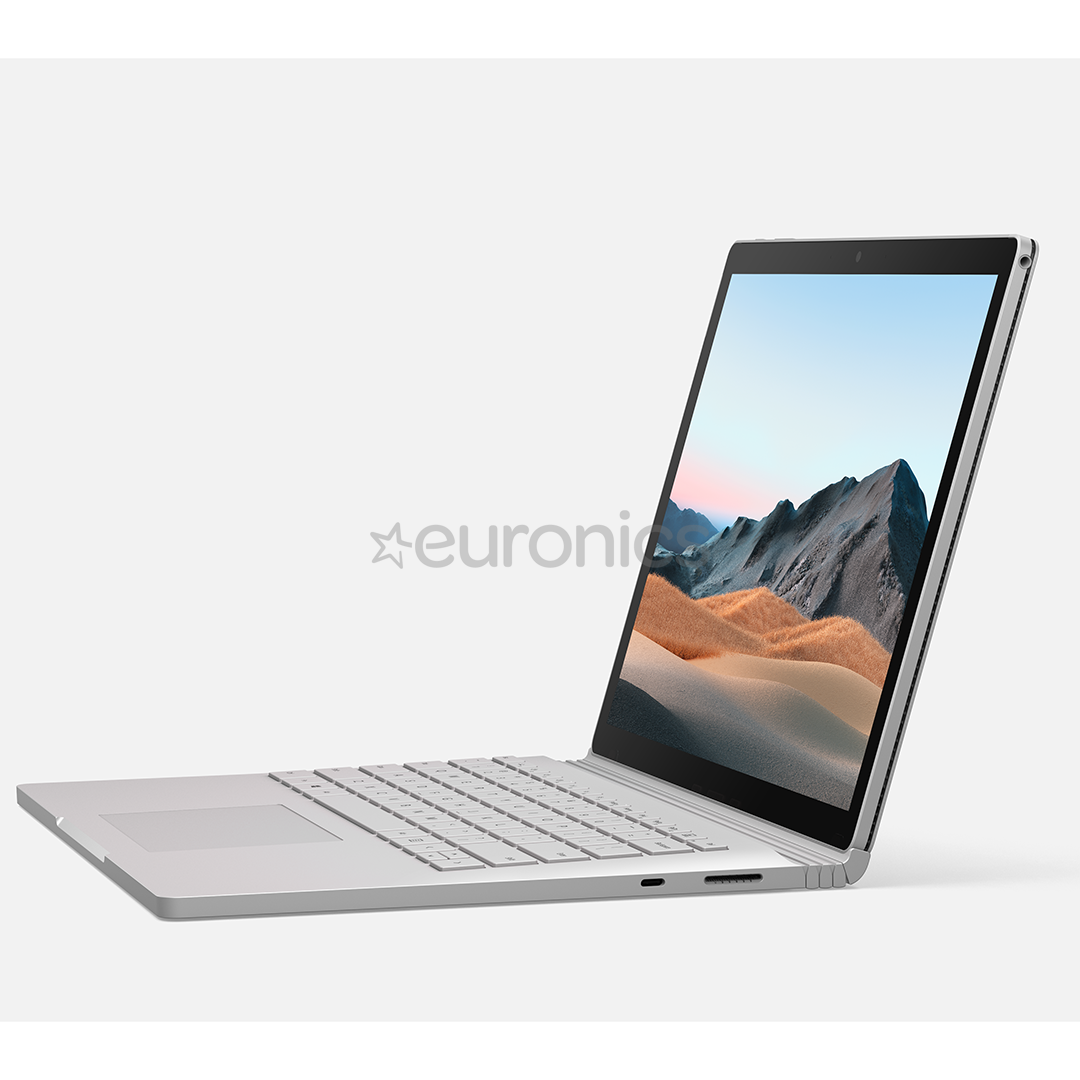 Microsoft Surface Book 3, 13,5'', i5, 8 GB, 256 GB, puutetundlik, hõbedane - Sülearvuti