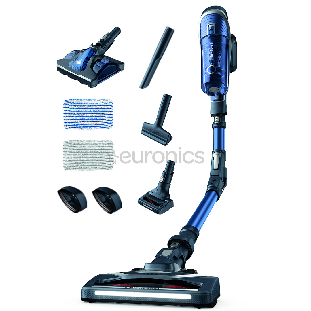 Tefal X-Force Flex 8.60 Aqua, синий/черный - Беспроводной пылесос