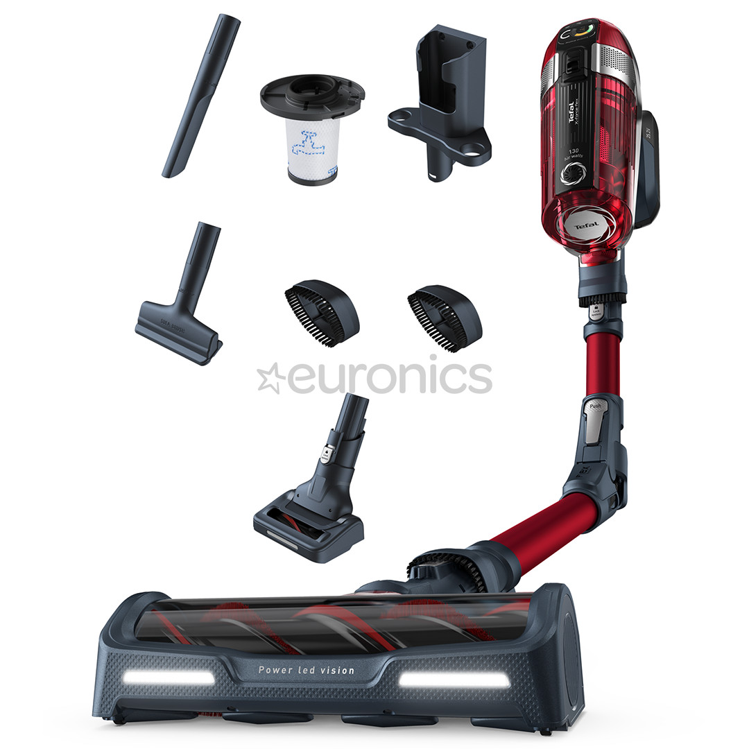 Tefal X-Force Flex 11.60 Animal Care, красный/черный - Беспроводной пылесос