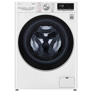LG, 10.5/7 kg, depth 56.5 cm, 1400 rpm - Washing machine-dryer F4DV710S1E
