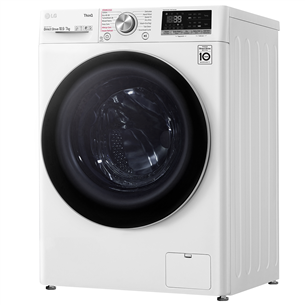 LG, 10,5 kg / 7 kg, sügavus 56,5 cm, 1400 p/min - Kuivatiga pesumasin