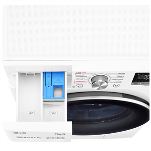 LG, 10.5 kg / 7 kg, depth 56.5 cm, 1400 rpm - Washer-Dryer Combo