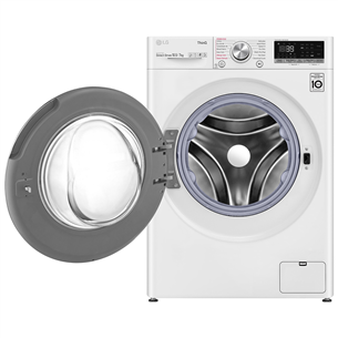 LG, 10,5 kg / 7 kg, sügavus 56,5 cm, 1400 p/min - Kuivatiga pesumasin