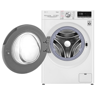 LG V700 Series, 9 kg / 6 kg, depth 56.5 cm, 1400 rpm - Washer-Dryer Combo