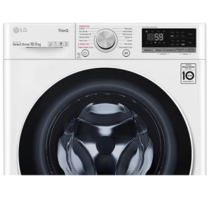 LG, SmartThinQ, 10.5 kg, depth 56.5 cm, 1400 rpm - Front Load Washing Machine