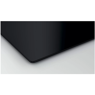 Bosch seeria 6, laius 80,2 cm, raamita, must - Integreeritav induktsioonpliidiplaat õhupuhastiga