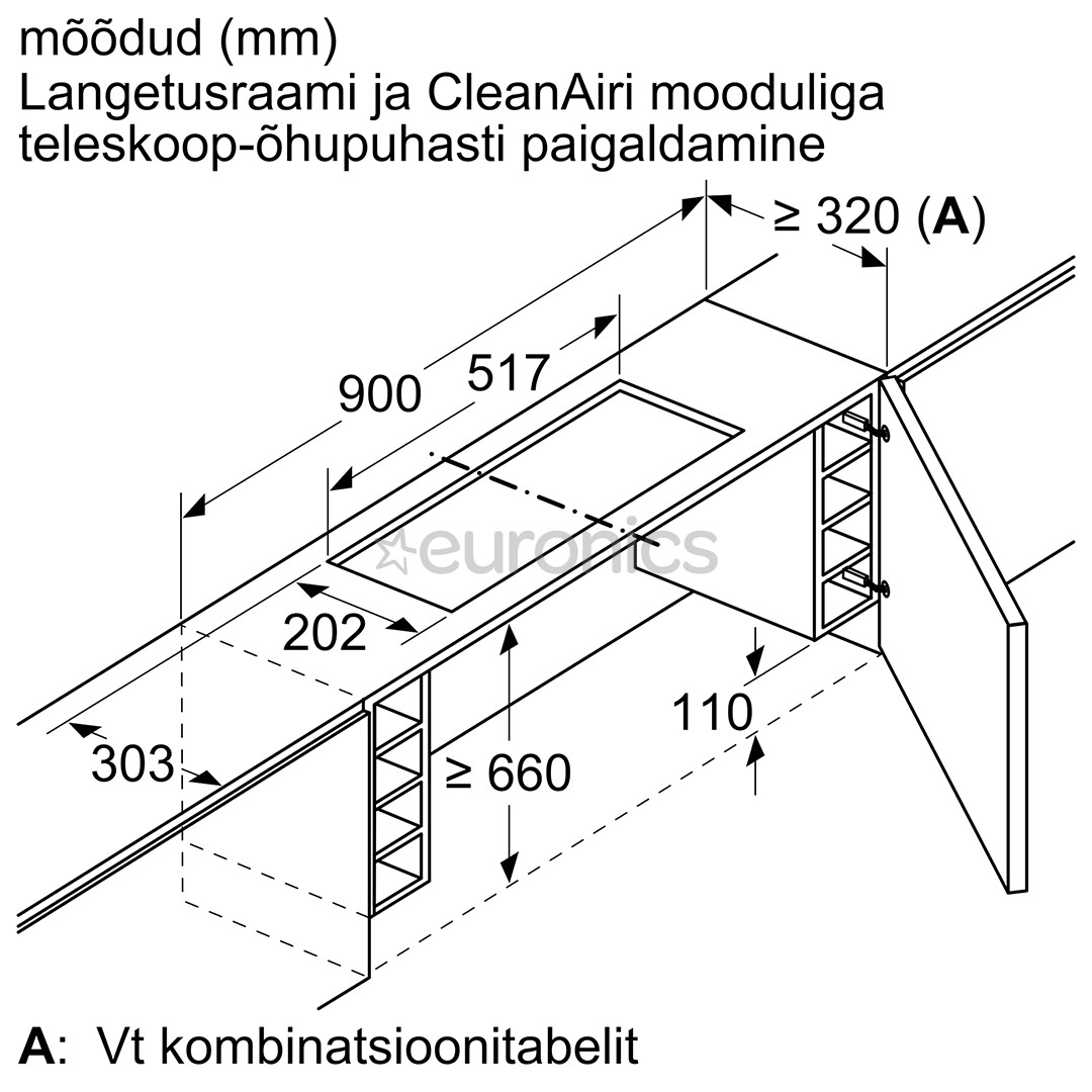 Комплект для работы вытяжки в режиме циркуляции воздуха Bosch
