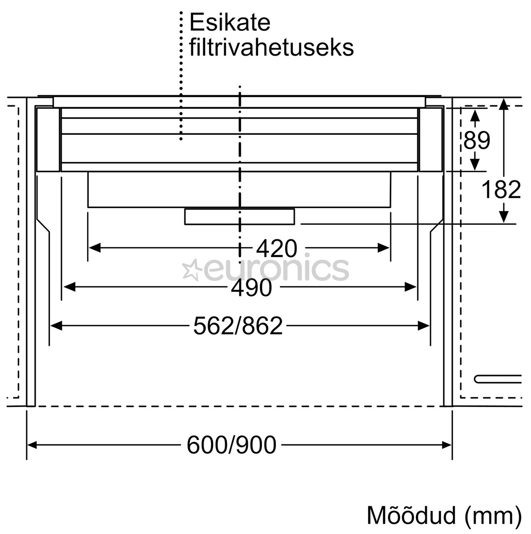 Комплект для работы вытяжки в режиме циркуляции воздуха Bosch