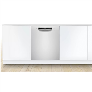 Bosch seeria 4, EfficientDry, nuppude lukustus, 13 nõudekomplekti - Integreeritav nõudepesumasin
