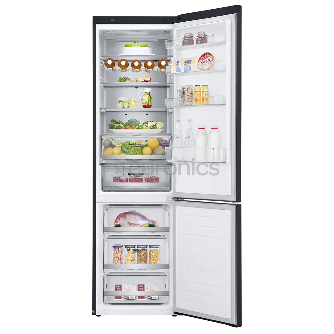 LG GBB9 seeria, 384 L, kõrgus 203 cm, must - Külmik