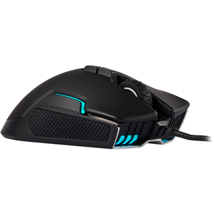 Corsair Glaive RGB Pro Aluminum, must - Juhtmega optiline hiir