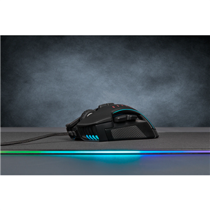 Corsair Glaive RGB Pro, must - Juhtmega optiline hiir