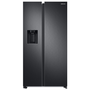 Samsung, water & ice dispenser, 634 L, height 178 cm, black - SBS Refrigerator