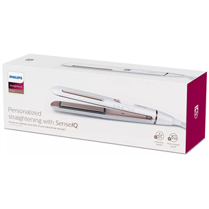 Philips Prestige, 170-210 °C, white/copper - Hair straightener