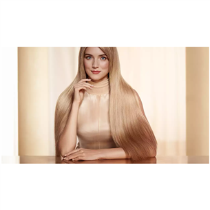 Philips Prestige, 170-210 °C, white/copper - Hair straightener