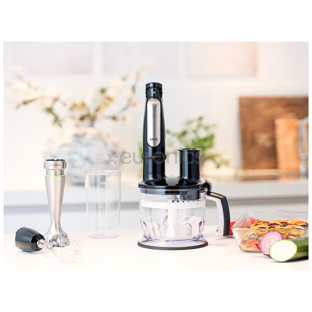 Braun Multiquick 7, 1000 W, black/inox - Hand blender