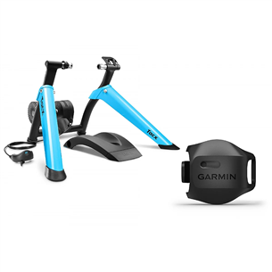 Garmin Tacx Boost Bundle, черный/синий - Тренажер/комплект с датчиком скорости