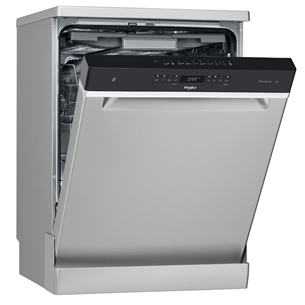 Whirlpool, 15 place settings, inox - Freestanding Dishwasher