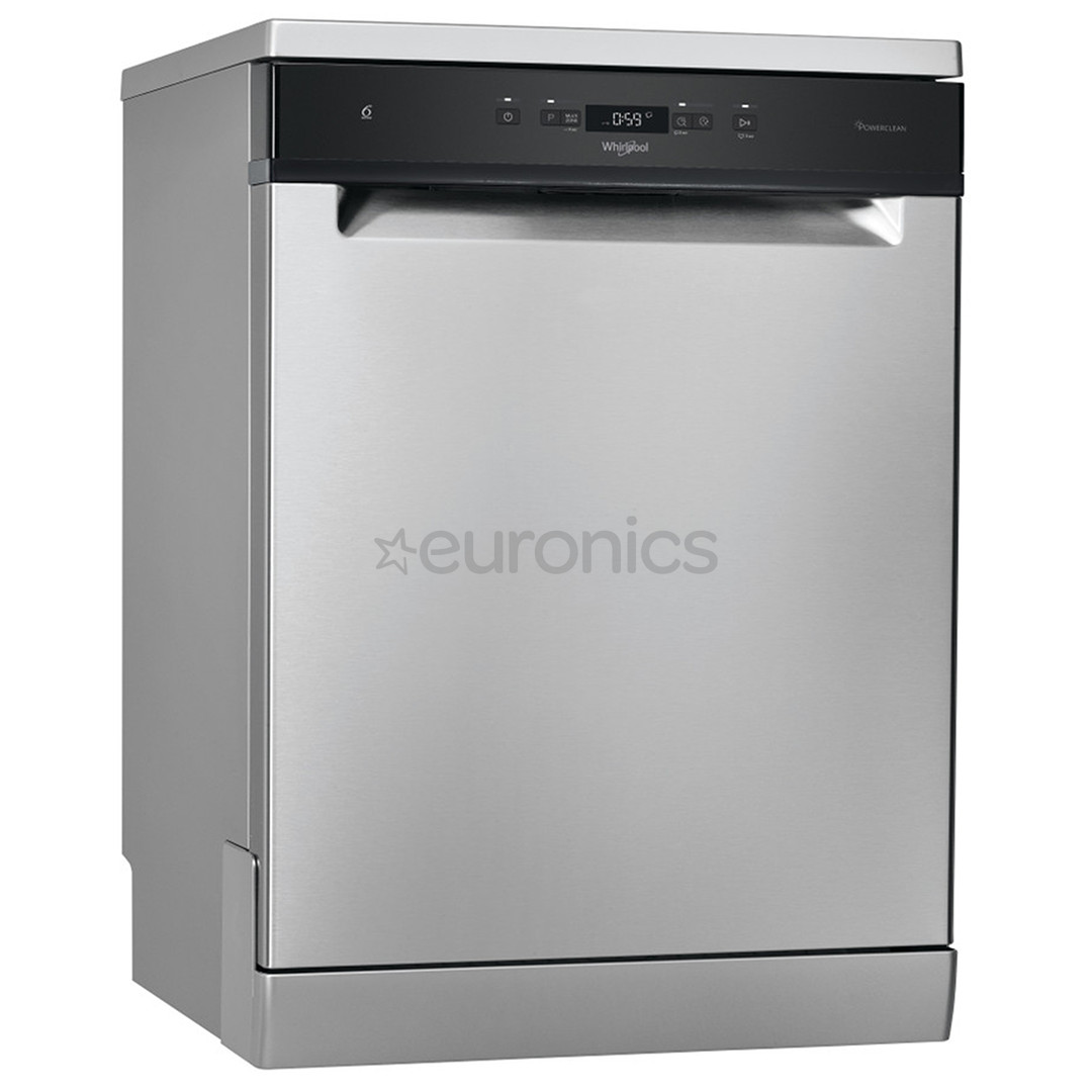 Whirlpool, 14 place settings, inox - Freestanding Dishwasher