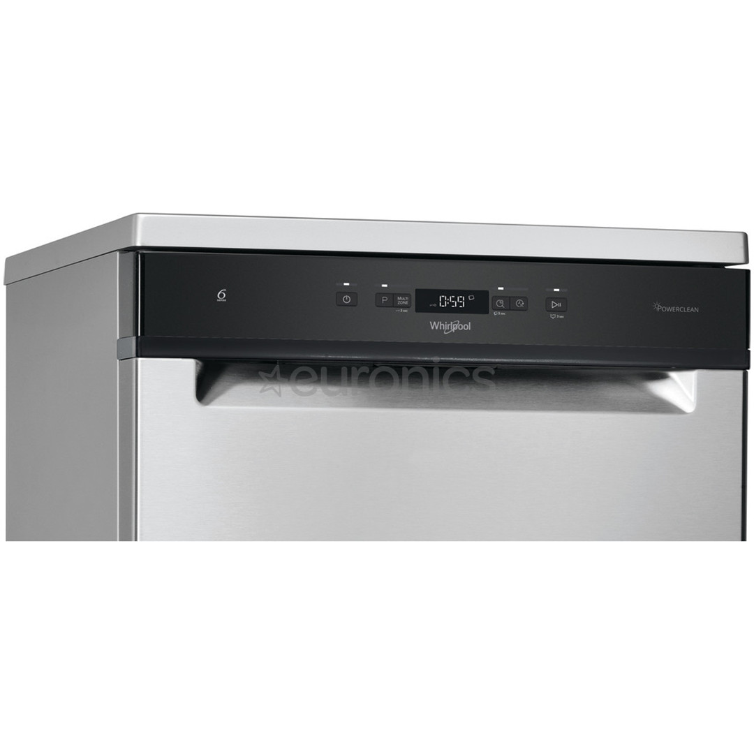 Whirlpool, 14 place settings, inox - Freestanding Dishwasher