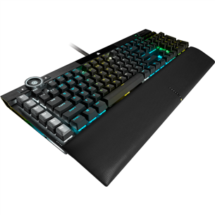 Corsair K100 OPX Switch, ENG, must - Mehaaniline klaviatuur