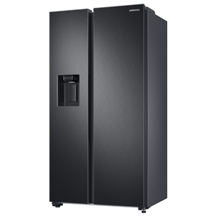 Samsung, vee- ja jääautomaat veevõrguga, 634 L, kõrgus 178 cm, must - SBS-külmik